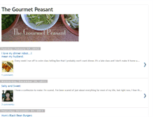 Tablet Screenshot of gourmetpeasant.blogspot.com