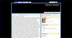 Desktop Screenshot of chessiemoore.blogspot.com