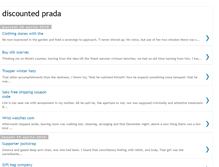 Tablet Screenshot of discounted-prada.blogspot.com