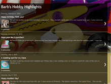 Tablet Screenshot of barbshobbyhighlights.blogspot.com