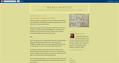 Desktop Screenshot of medeapoetica.blogspot.com