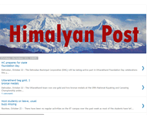 Tablet Screenshot of himalyanpost.blogspot.com