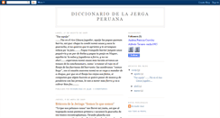 Desktop Screenshot of diccionariodelajergaperuana.blogspot.com