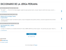 Tablet Screenshot of diccionariodelajergaperuana.blogspot.com