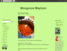 Tablet Screenshot of mongoosemayhem.blogspot.com