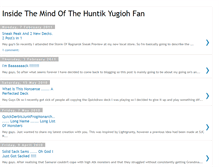 Tablet Screenshot of huntikyugiohfan.blogspot.com