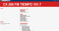Desktop Screenshot of fmtiempo101.blogspot.com