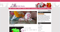 Desktop Screenshot of littlepinkpearl.blogspot.com