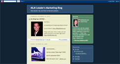 Desktop Screenshot of mlmmarketingblog.blogspot.com