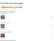 Tablet Screenshot of lifewiththelinnenkugels.blogspot.com