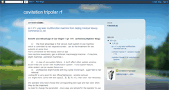 Desktop Screenshot of cavitation-rf.blogspot.com
