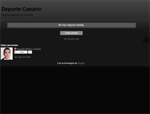 Tablet Screenshot of deportecanario.blogspot.com