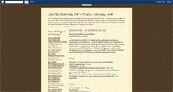 Desktop Screenshot of carta-reforma-08.blogspot.com