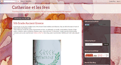 Desktop Screenshot of catherine-et-les-fees.blogspot.com