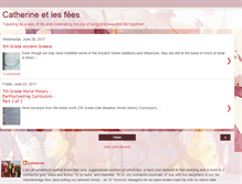 Tablet Screenshot of catherine-et-les-fees.blogspot.com