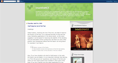 Desktop Screenshot of intellidance.blogspot.com
