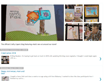 Tablet Screenshot of crafty-capers.blogspot.com