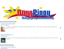 Tablet Screenshot of dongpinoy.blogspot.com
