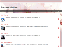 Tablet Screenshot of fantasticmobilez.blogspot.com