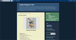 Desktop Screenshot of craftyprojects4you.blogspot.com