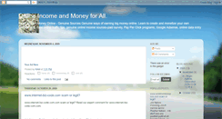 Desktop Screenshot of cash-money4all.blogspot.com