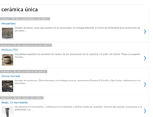 Tablet Screenshot of ceramica-unica.blogspot.com
