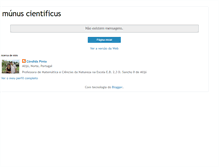 Tablet Screenshot of munuscientificus.blogspot.com