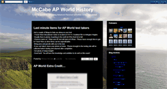 Desktop Screenshot of mccabeapworld.blogspot.com