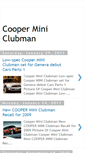 Mobile Screenshot of cooper-mini-clubman-cars.blogspot.com