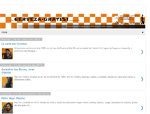 Tablet Screenshot of cerveza-gratis.blogspot.com