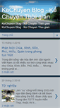 Mobile Screenshot of kechuyen.blogspot.com