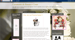 Desktop Screenshot of casamentoderenataecesar.blogspot.com