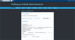 Desktop Screenshot of hallingcup.blogspot.com