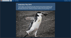 Desktop Screenshot of antarcticatrip2010.blogspot.com