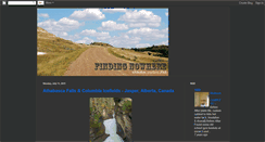 Desktop Screenshot of finding-nowhere.blogspot.com