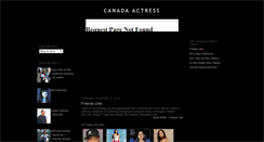 Desktop Screenshot of canadaactress.blogspot.com
