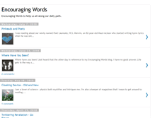 Tablet Screenshot of encouragingwords-coty.blogspot.com