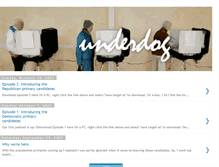 Tablet Screenshot of citizenunderdog.blogspot.com