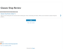 Tablet Screenshot of glassesshop-reiew.blogspot.com