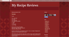 Desktop Screenshot of myrecipereviews.blogspot.com