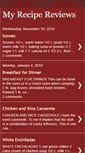 Mobile Screenshot of myrecipereviews.blogspot.com