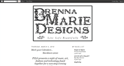 Desktop Screenshot of brennamariedesigns.blogspot.com