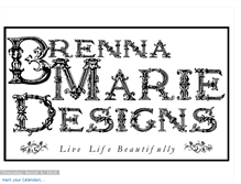 Tablet Screenshot of brennamariedesigns.blogspot.com