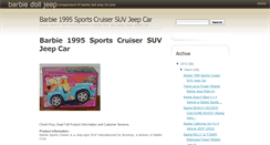 Desktop Screenshot of barbiedolljeepbest.blogspot.com