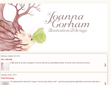 Tablet Screenshot of joannagorham.blogspot.com