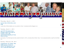 Tablet Screenshot of opinionsbybob.blogspot.com