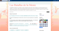 Desktop Screenshot of lasbatallasdelamente.blogspot.com