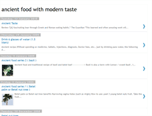 Tablet Screenshot of ancientfood-moderntaste.blogspot.com