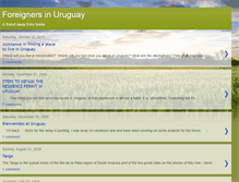 Tablet Screenshot of foreignersinuruguay.blogspot.com