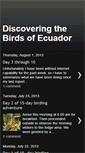 Mobile Screenshot of birdsofecuador.blogspot.com